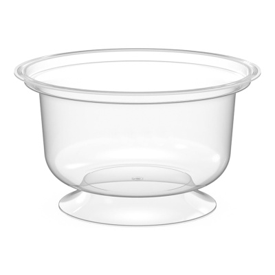 Банка-кругл-160-мл-d-96-на-ножке-прозрачная-без-крышки-без-замка-Перинт