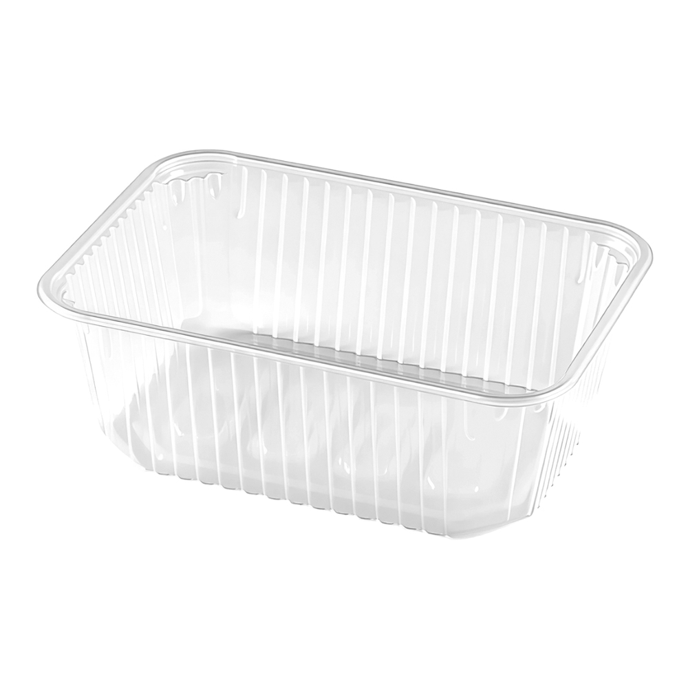 Контейнер ПП 1000 мл 186х132х63 прямоуг прозрачный без крышки