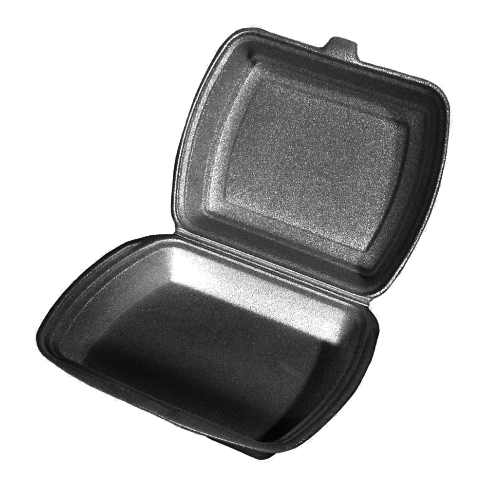 Ланч-бокс 1-секция 247х206х70 черный Ланч-бокс 1-секция 247х206х70 черный