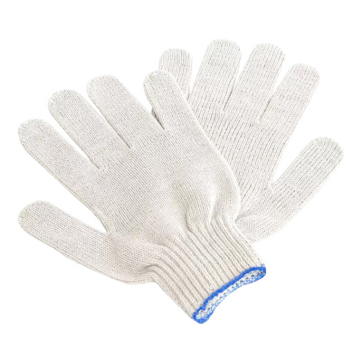 Перчатки-х-б-без-ПВХ-4Н-без-нанесения-белые-10-класс-(пара)