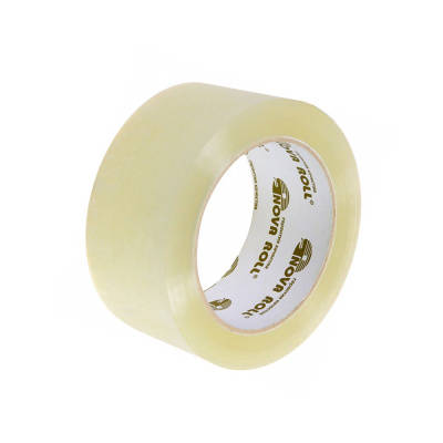 Клейкая лента 48х150 40 мкм Nova Roll 203  прозрачная Клейкая лента 48х150 40 мкм Nova Roll 203  прозрачная