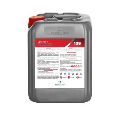 Кислотное пенное средство на основе соляной кислоты NG Acid S 109 5л