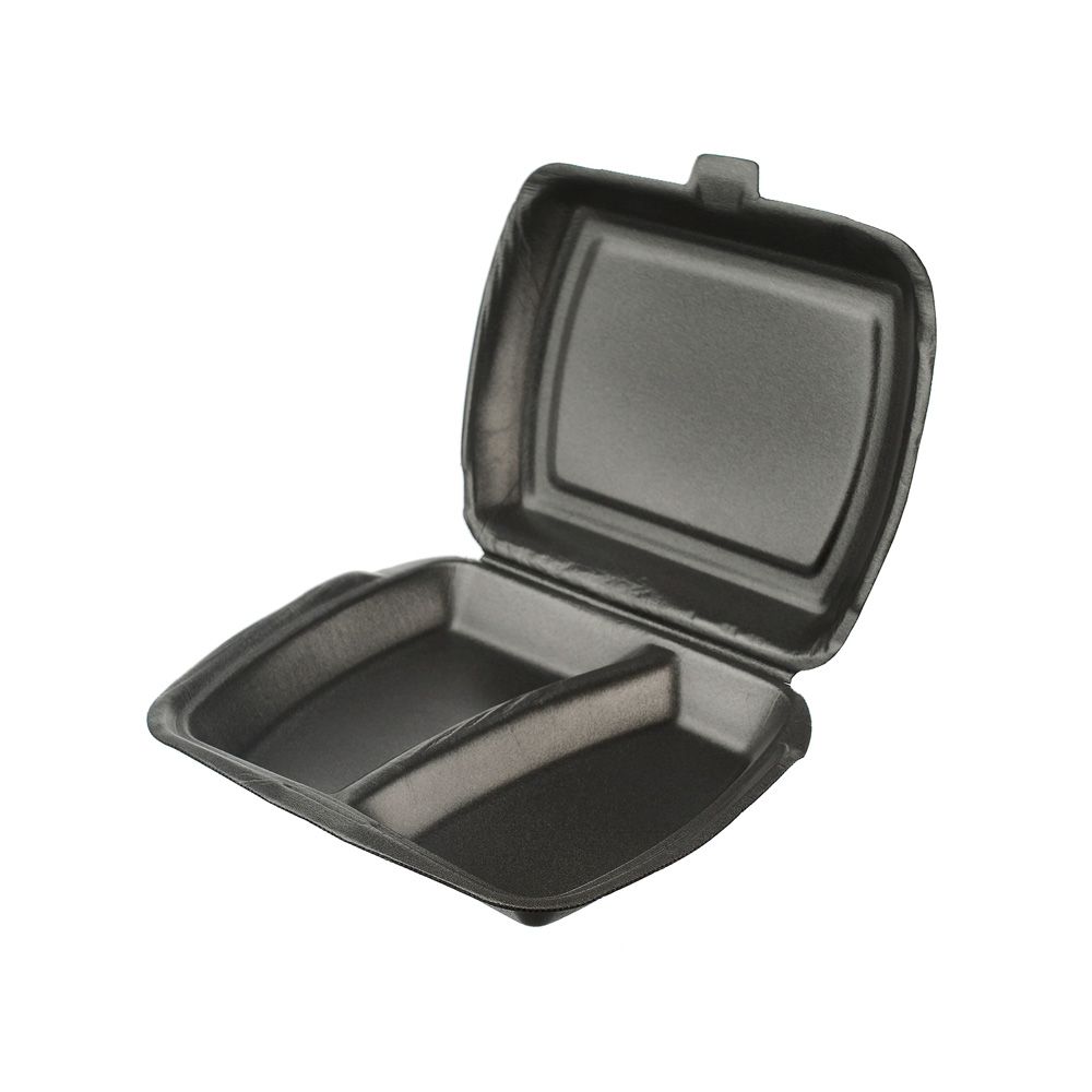 Ланч-бокс 2-секции 247х206х70 черный