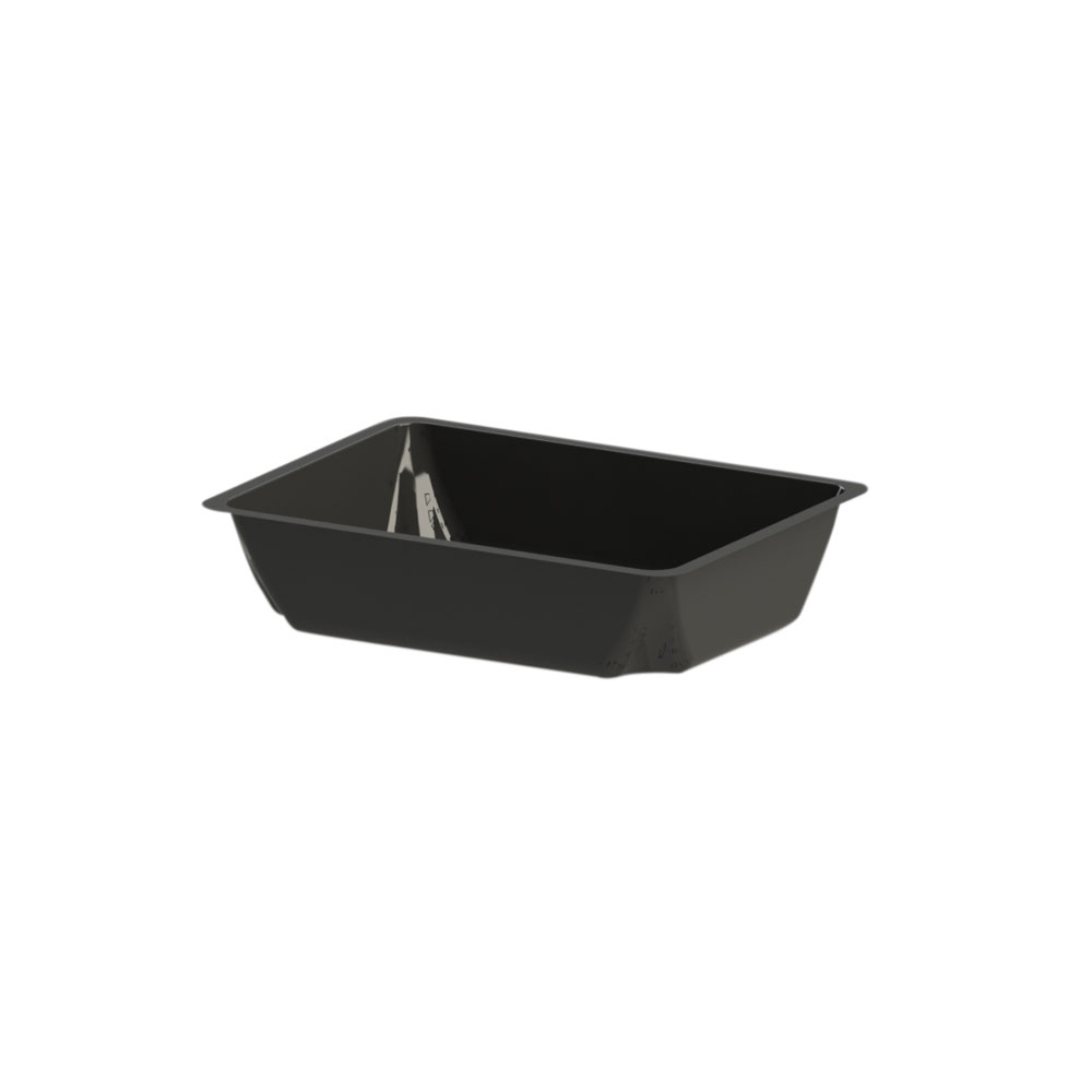 Контейнер соусник КД-010 прямоуг 70 мл 82х62х19 черный