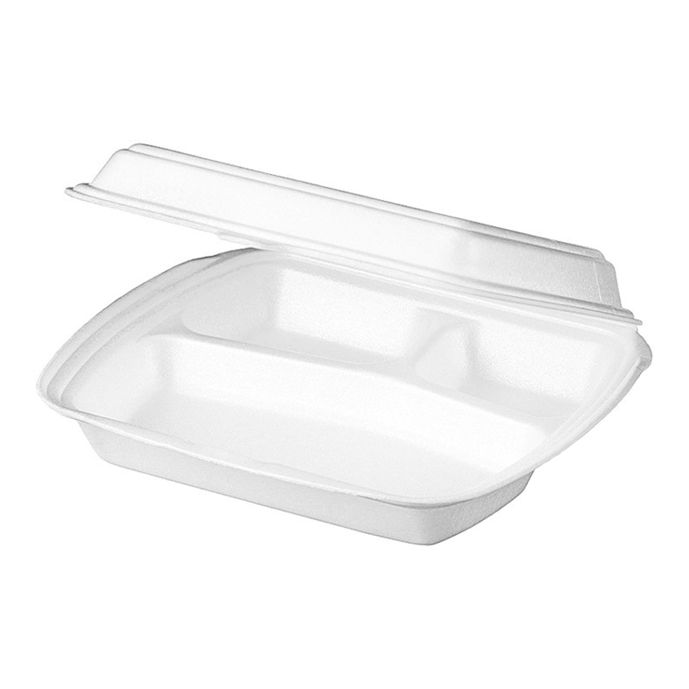 Ланч-бокс 3-секции 247х206х70 белый Ланч-бокс 3-секции 247х206х70 белый