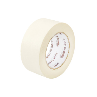 Клейкая лента малярная 48х40 Нова Ролл белая
