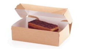 Упаковка для десертов CAKE 1200 мл КРАФТ OSQ