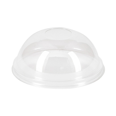 Крышка купольная с отверстием высокая для стакана ПЭТ Вегго (d-95мм) Крышка купольная с отверстием высокая для стакана ПЭТ Вегго (d-95мм)