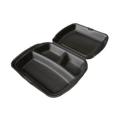 Ланч-бокс 3-секции 247х206х70 черный