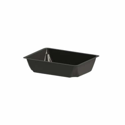 Контейнер соусник КД-010 прямоуг 70 мл 82х62х19 черный