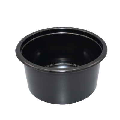 Миска ПП 350 мл d-115 черная без крышки